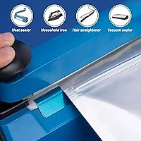 Vista 2 de Bolsas de Mylar para almacenamiento de alimentos, paquete de 100 bolsas de papel de aluminio de 4 x 6 pulgadas, bolsa reutilizable