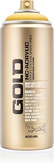 Montana Cans GOLD Spray Paint, 400ml, Yellow Submarine,MXG-G1210
