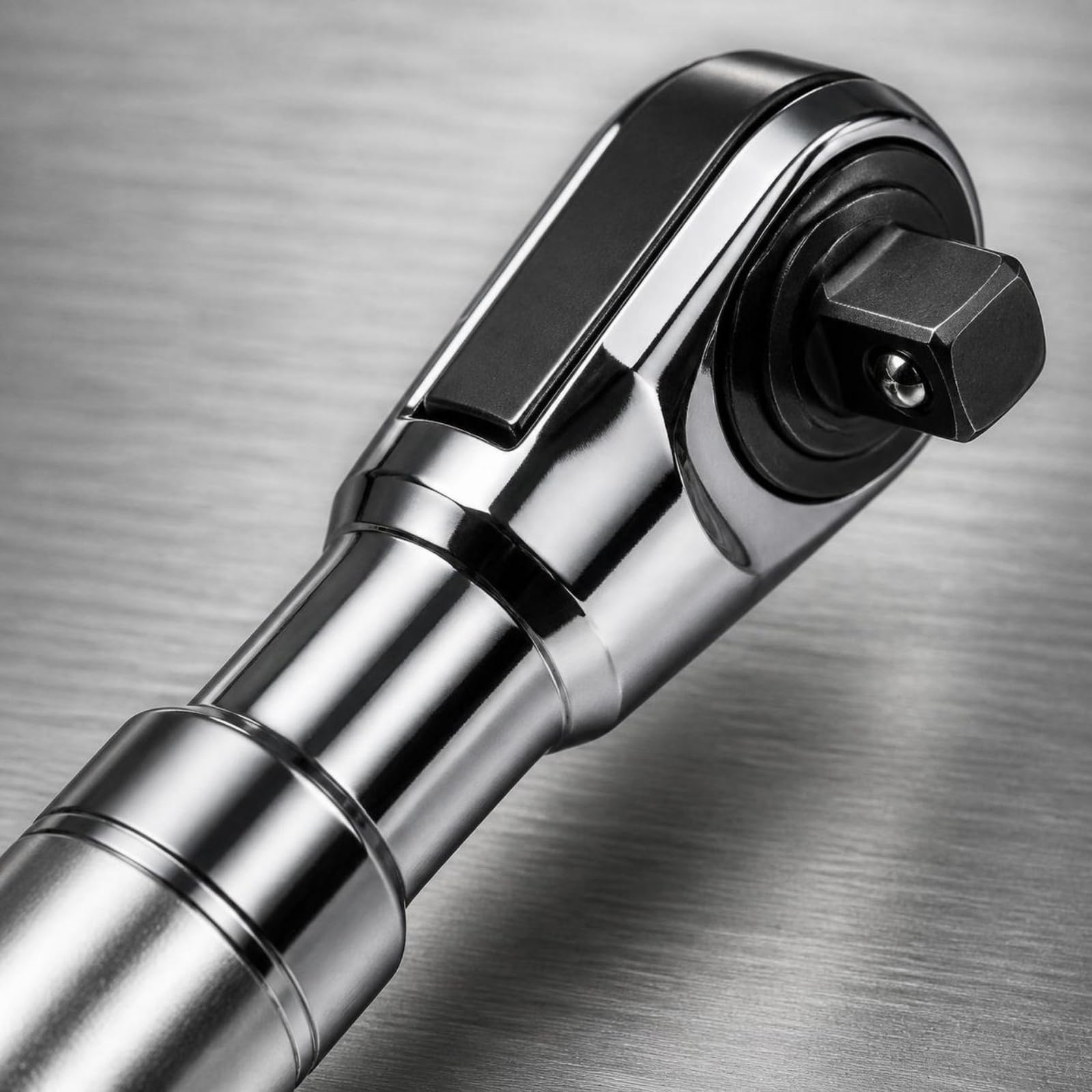 Llave Carraca Antislizante Llave vaso acoplador Mango Largo, para Garaje, Mecánicos, Oro, Sin Mangas