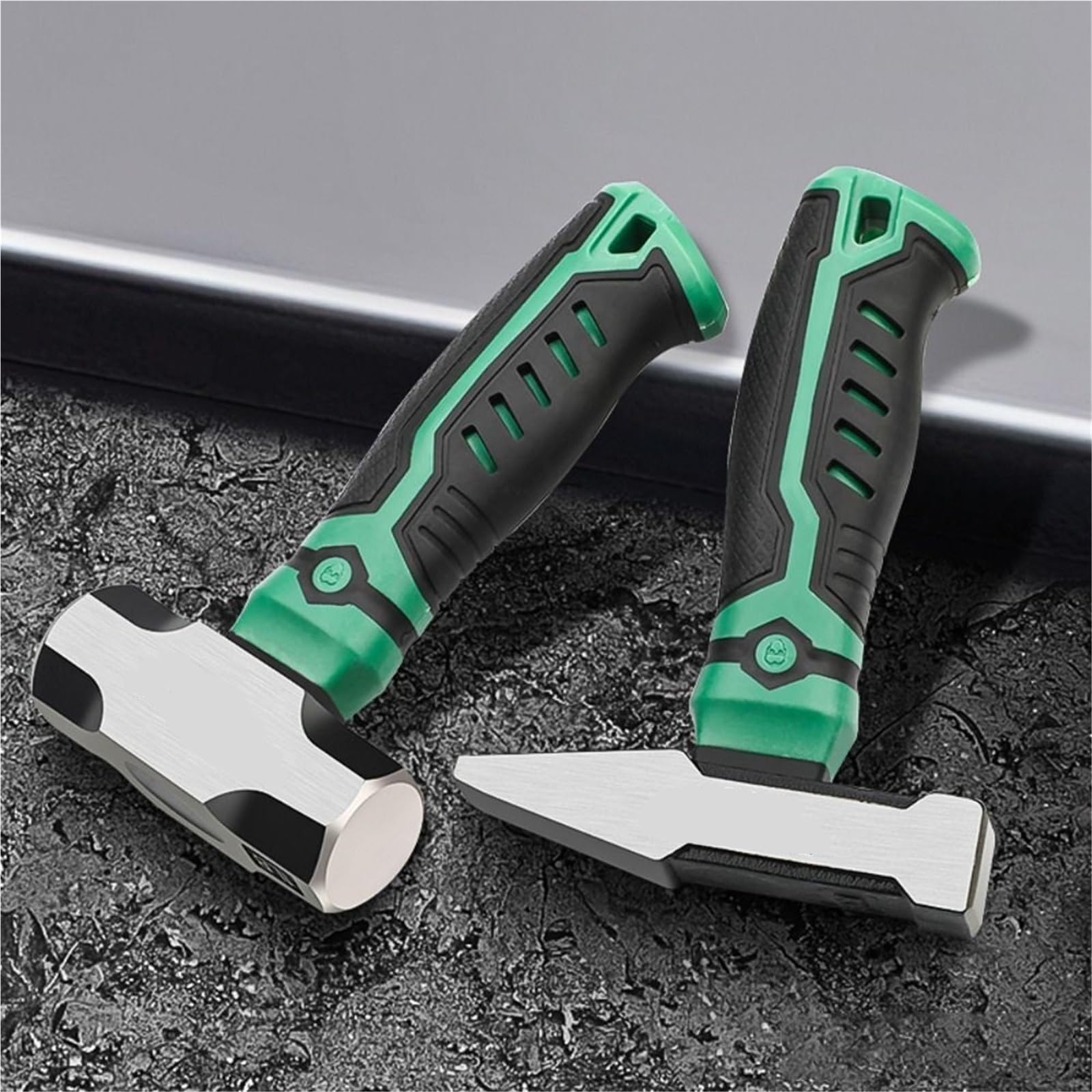 Mini strumento hardware multifunzionale in acciaio al carbonio con martello da carpentiere for lavori domestici(Ball Peen Hamme)