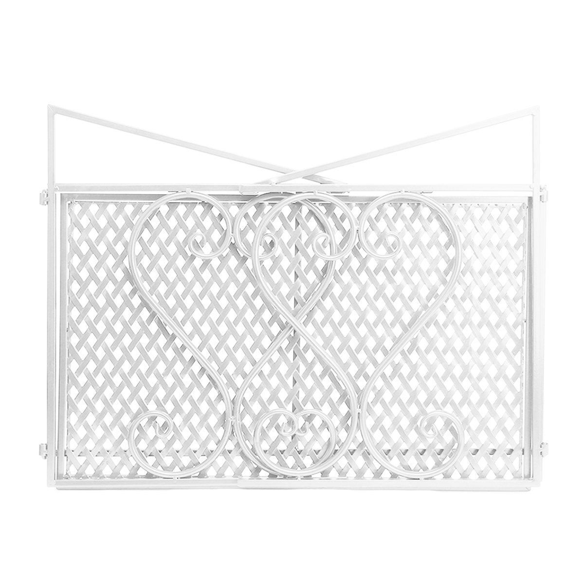 Dazone Etagère Micro-Ondes en Métal, Support de Four Micro-Onde Amovible Rangement de Cuisine avec 2 Niveaux pour Placer Four à Micro-Ondes, Vaisselle, Cafetière, Assiette ou Épices (Blanc)