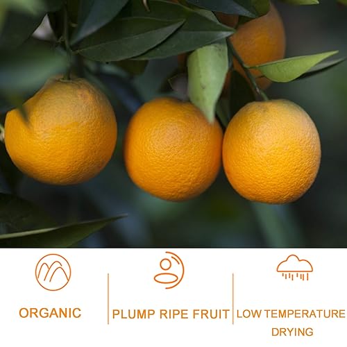 Miniatura 2 de Rebanadas de naranja secas, té de frutas hecho a mano de secado a baja temperatura, rebanadas de naranja seca comestible para decoración de