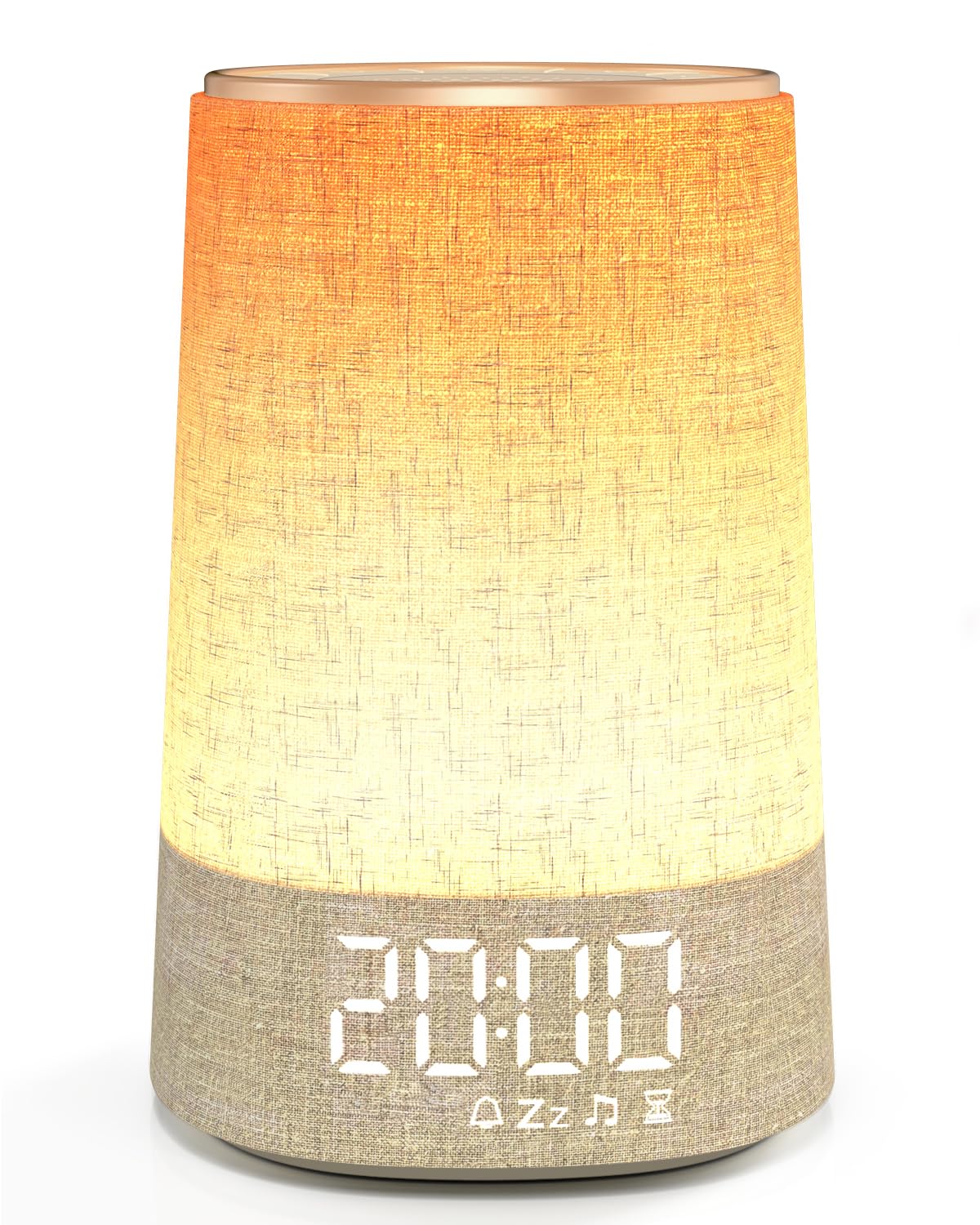 Tageslichtwecker Wecker Sonnenaufgang mit 7 Sanfter Wecktöne,30 Naturgeräuschen,3 Weckmodi,Dimmbar Anzeige,10 Helligkeitsstufig Nachttischlampe Schlafzimmer,Geschenke für Frauen Männer Teens Mädchen