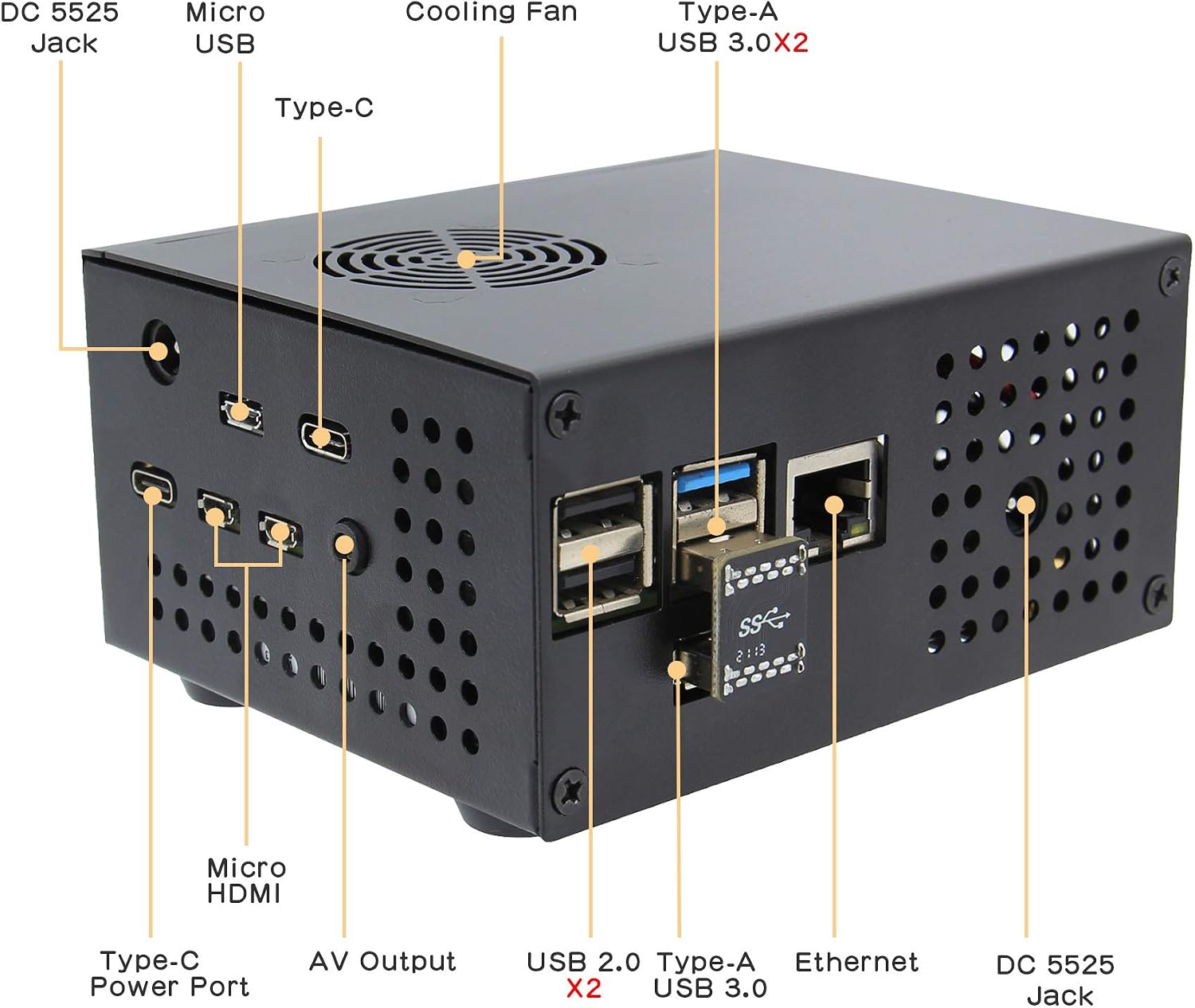 Geekworm X825-C8 Case - Image 4