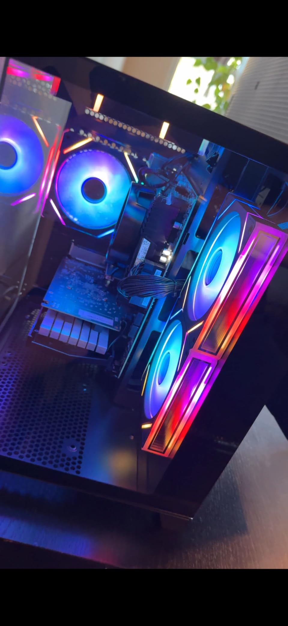 Gaming Desktop Computer PC,AMD Ryzen 5 5600,RTX3050 6GB,32GB RAM and 1TB M.2 NVMe PCle4.0,ARGB Fan,WiFi,Game Design Office Console,Sea View Room,Prebuilt Gaming PC Tower