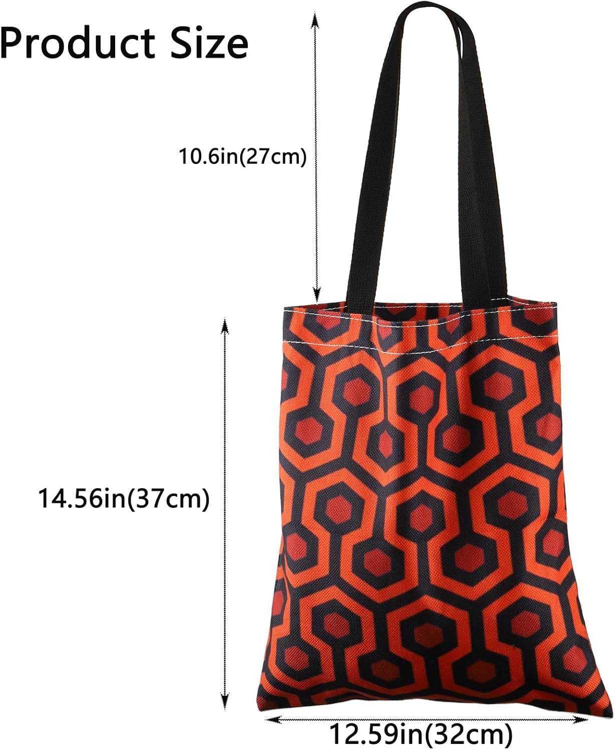 POFULL Horror Movie Gift Movie Lover Gift Horror Tote Bag - Image 3