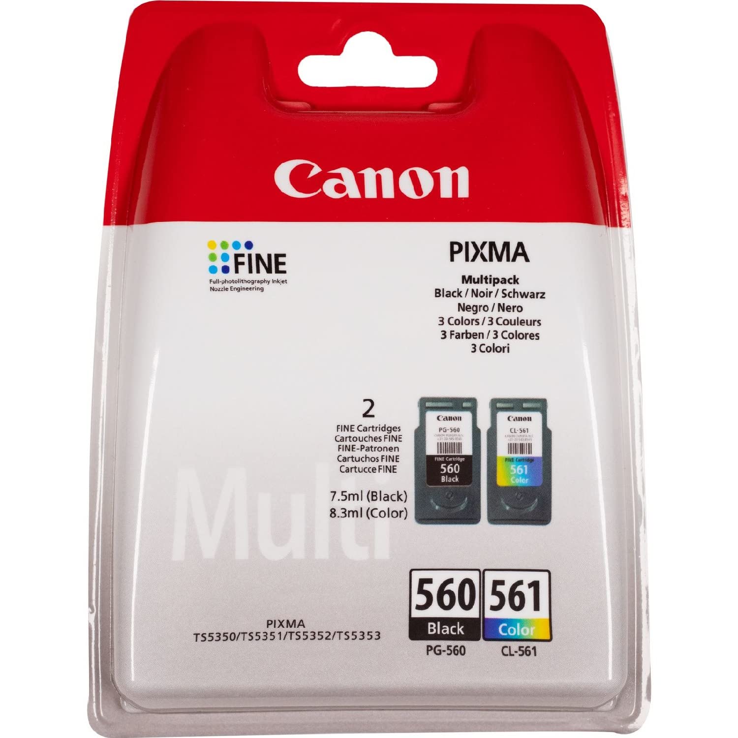 Canon PG-560XL/CL-561XL Photo Value Pack - Lucido