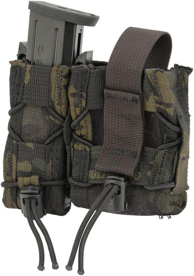 High Speed Gear Leo Taco MOLLE Pistol/Handcuff Taco Combo Pouch, Multicam Black