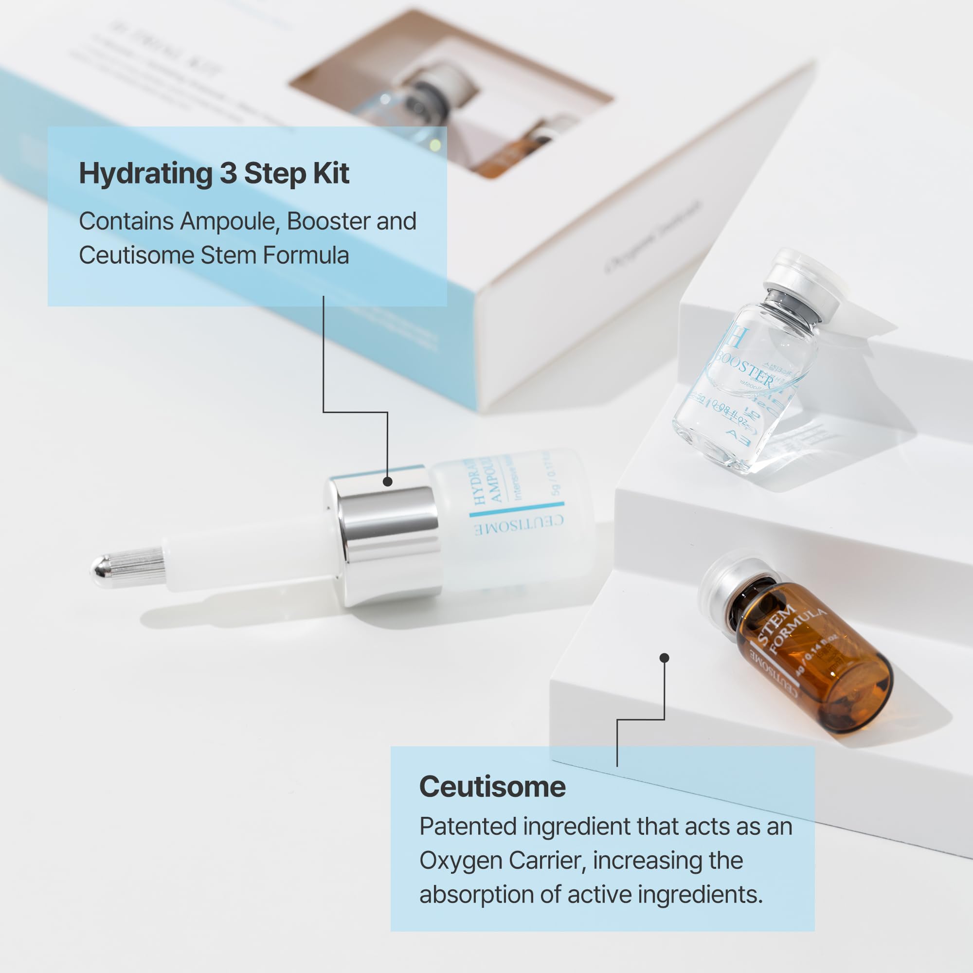 OxygenCeuticals Ceutisome H Trial Kit – Oxygen-Infused Hydration Solution for Dry and Dehydrated Skin