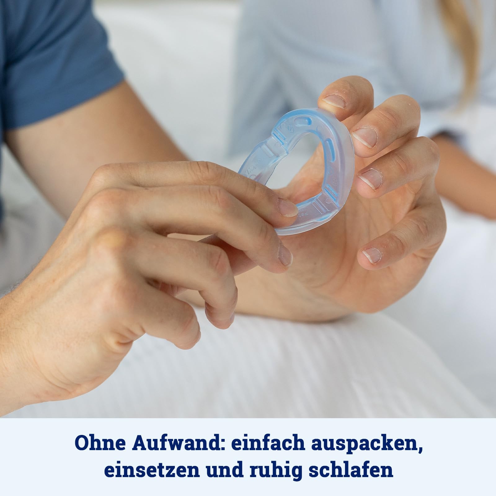 ZQuiet Starterpack (2 Stück, 2 mm und 6 mm Vorschub) – Schnarchschienen - effektive Schnarchstopper, unglaublich praktisch, gute Alternative zu Nasendilatatoren, Nasenpflastern und Nasenklammern