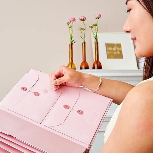 Vista 12 de Savor El organizador de documentos The Folio™ Edición 2025 Archivo expandible teñido personalizado para papeles importantes, pasaportes, Pizarra