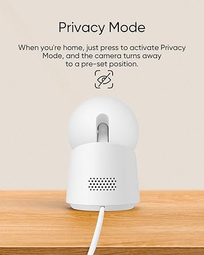 Miniatura 5 de eufy Security Cámara interior C210, cámara de seguridad para el hogar, resolución de 1080p 360 PTZ, cámara de seguridad para interiores enchufable
