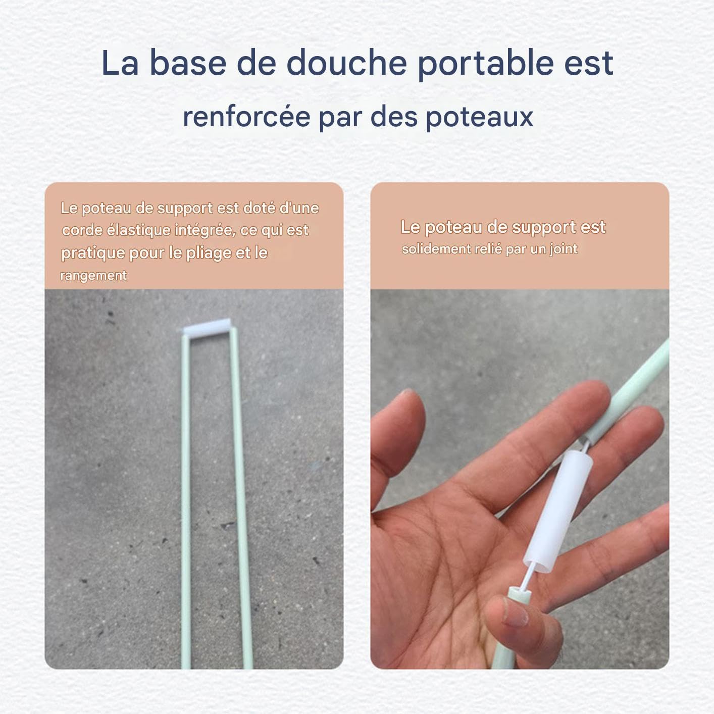 Base De Douche Pliable Pour Camping, Bac De Douche Portable, Bac Douches Pliable Camping Car, Base De Bain Avec Tuyau De Drain Drainage - Panage De Bases De Douches De Camp Portable Avec Tuyau