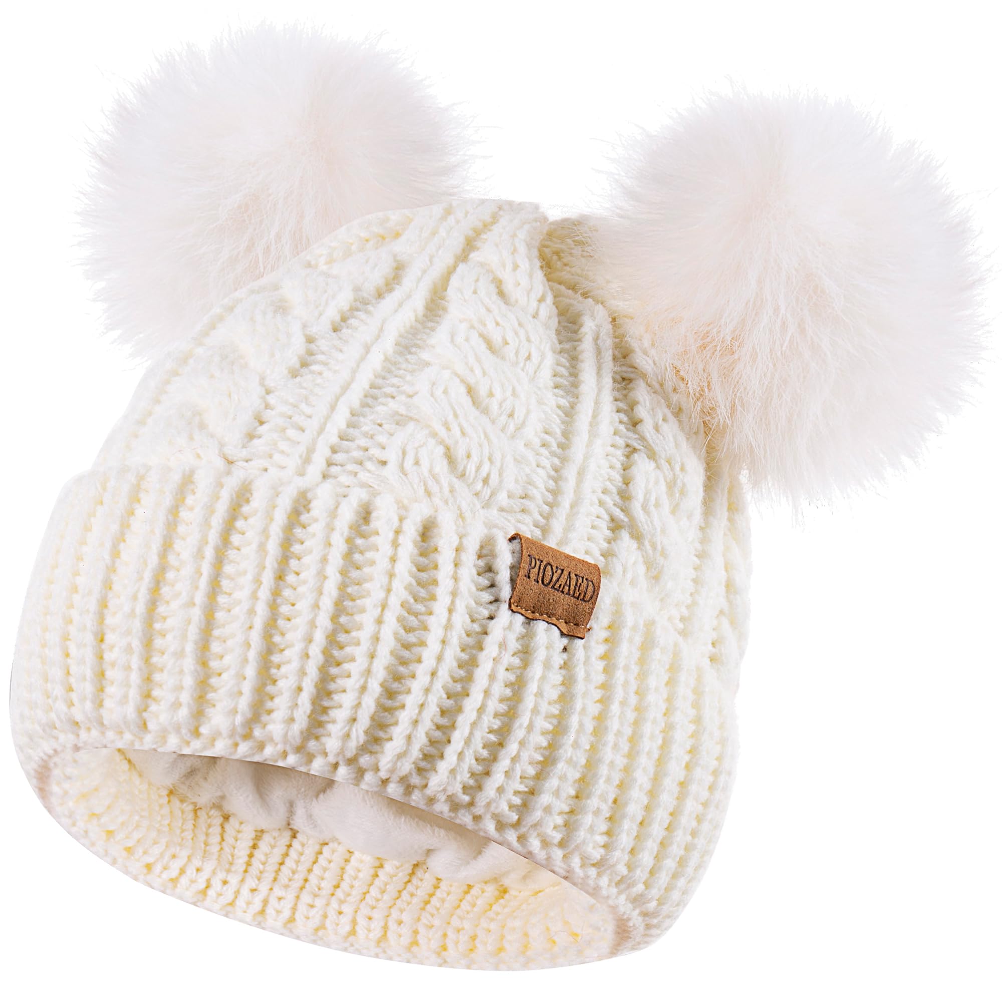 Women's Faux Fur Pom Beanie