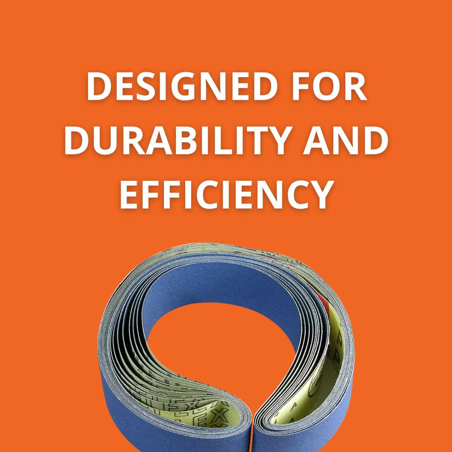 Fein Flexible Grinding Belts - Smooth Finishing for Sanding Curved Tubes and Contoured Surfaces, Heavy-Duty, 320 Grit, 13/16 x 32-1/16", 10-Pack - 63714052017