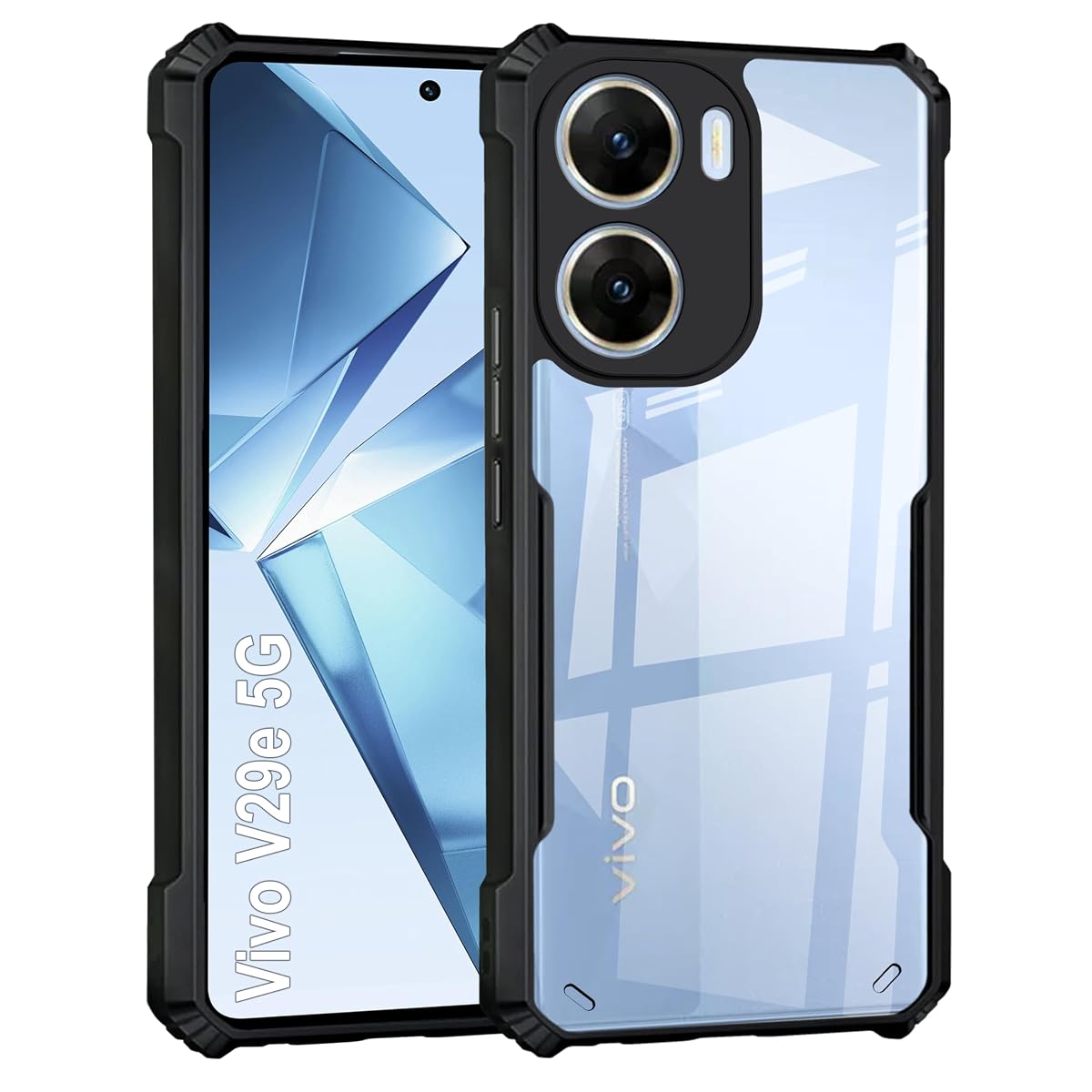 Amazon Brand - Solimo Back Case Cover for Vivo V29e 5G (Polycarbonate,