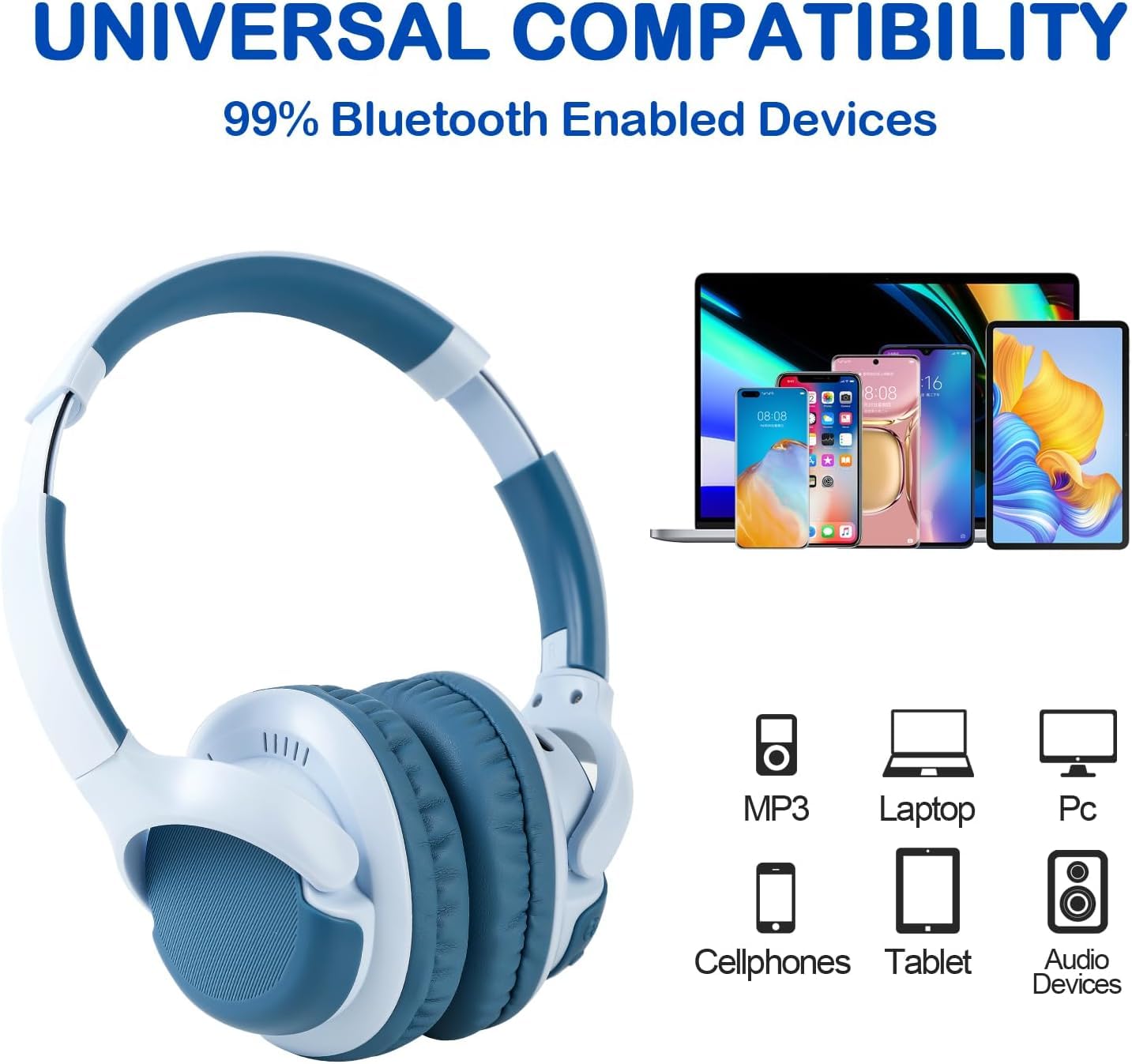 Avantree Voeg 2,4 G RF (Audition) draadloze hoofdtelefoon toe voor het meervoudige luistersysteem dat compatibel is met [Quartet, Audiplex, Duet], tot 100 hoortoestellen