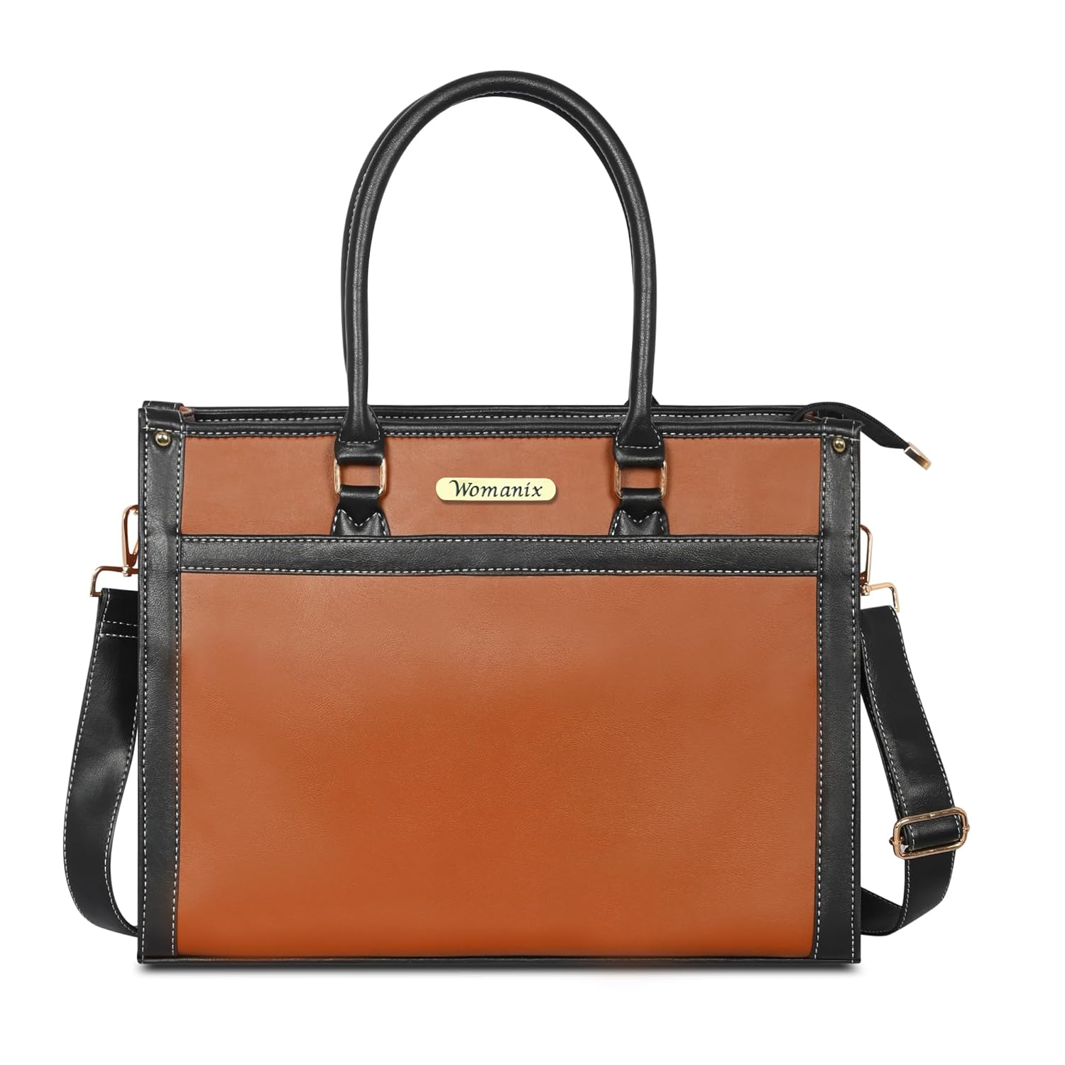 Womanix Laptop Tote Bags for Women, Work Bag,14 Inch Laptop Handbag for Women, Large Capacity Handbag for Office, School, Travel Teacher Purse Lightweight Computer Bag Business.