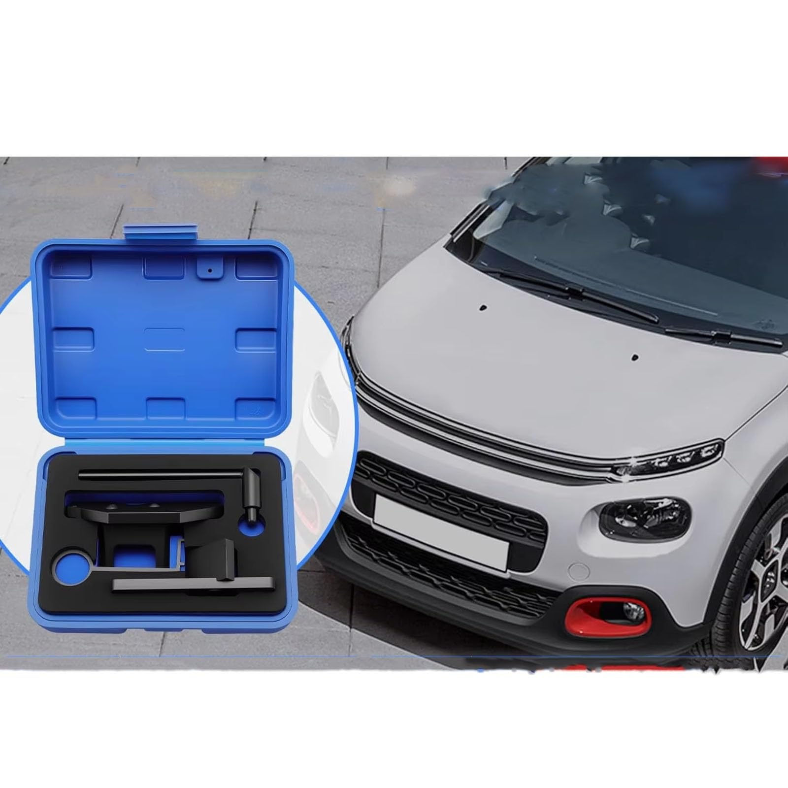 Compatible con Opel para Grandland para Crossland X J-0109-2D Vehículos Kit Herramientas para Árbol Levas Cadena Distribución De Motor Herramienta Calado Motor