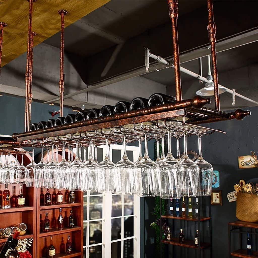 Casier à vin suspendu 60 cm idéal pour créer un coin bar élégant à la maison
