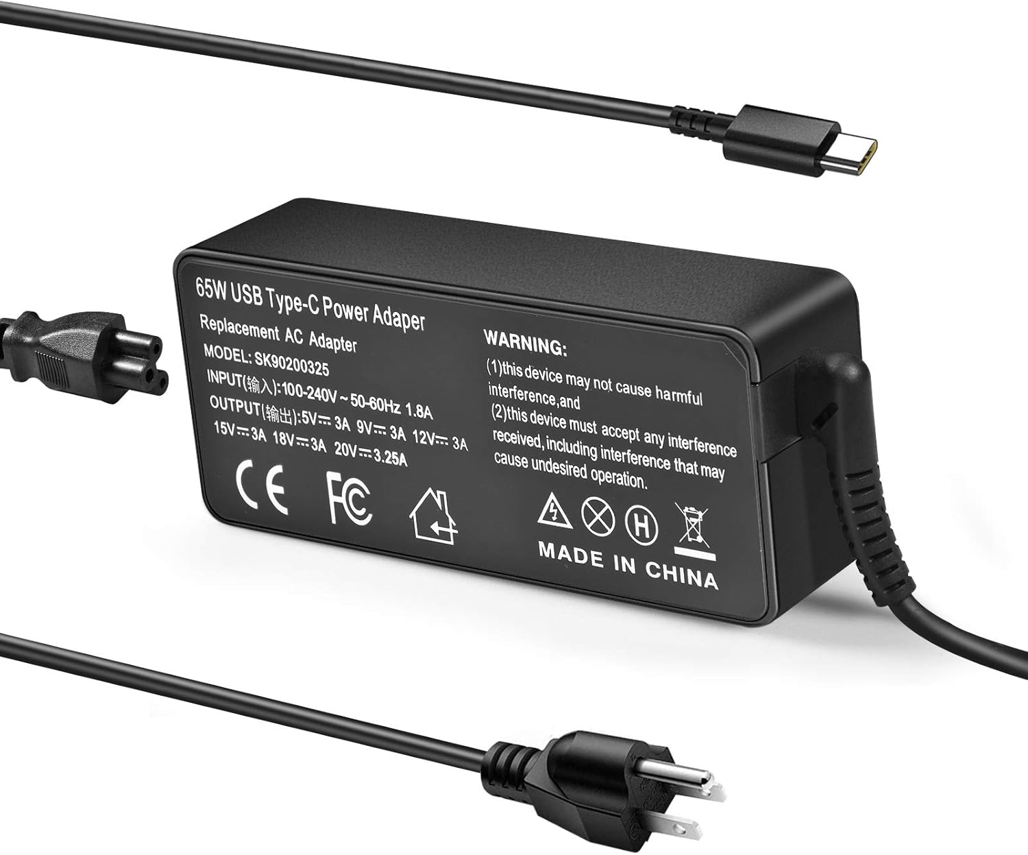 65W USB-C Charger Compatible for HP OmniBook AI PC - Compatible for HP OmniBook 7 5 X Flip 16" 14" 17.3 inch, EliteBook X Flip Ultra G1i 14 inch Next Gen AI PC Laptop Type C Power Adapter