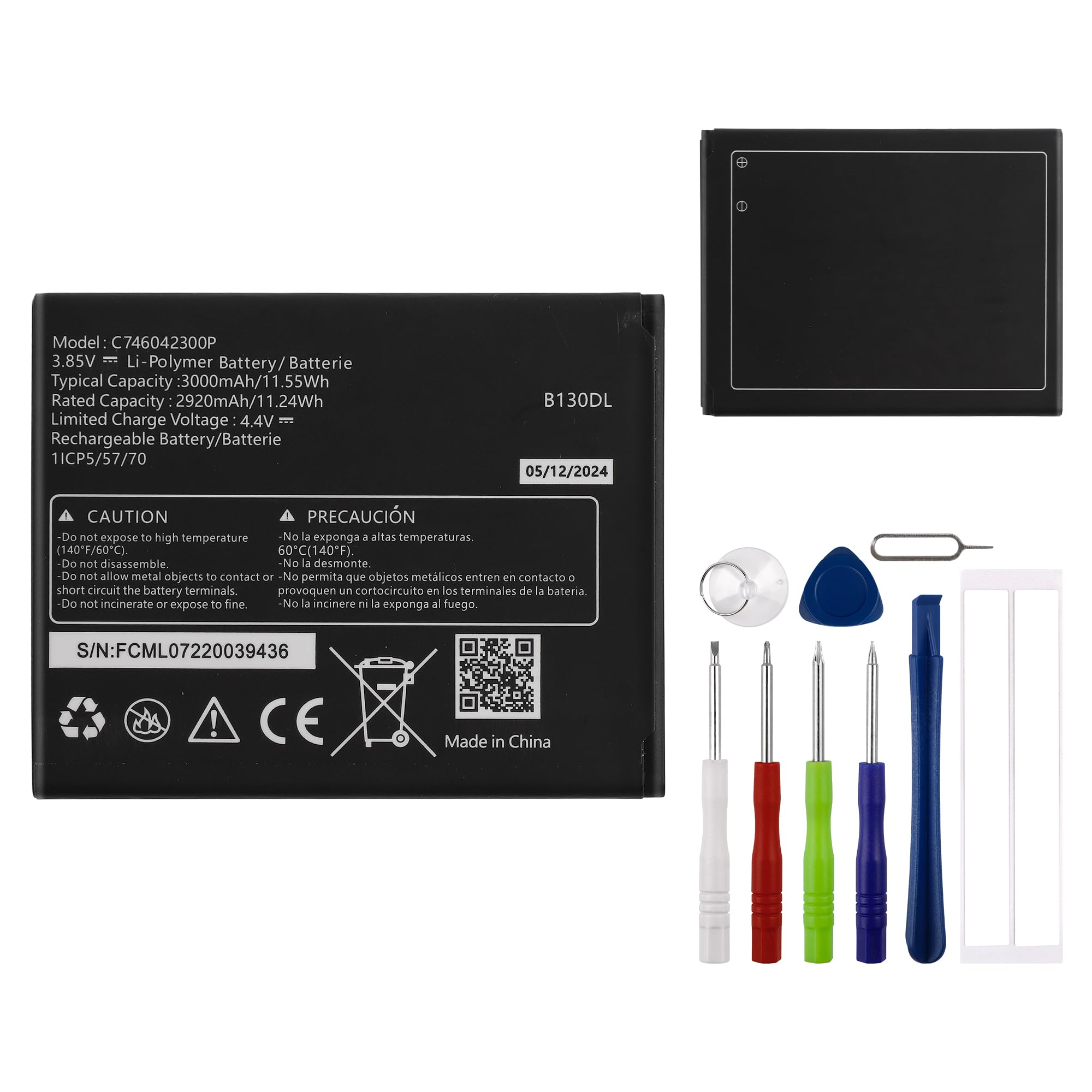 Amazon.com: E-YIIVIIL Replacement Battery C746042300P Compatible