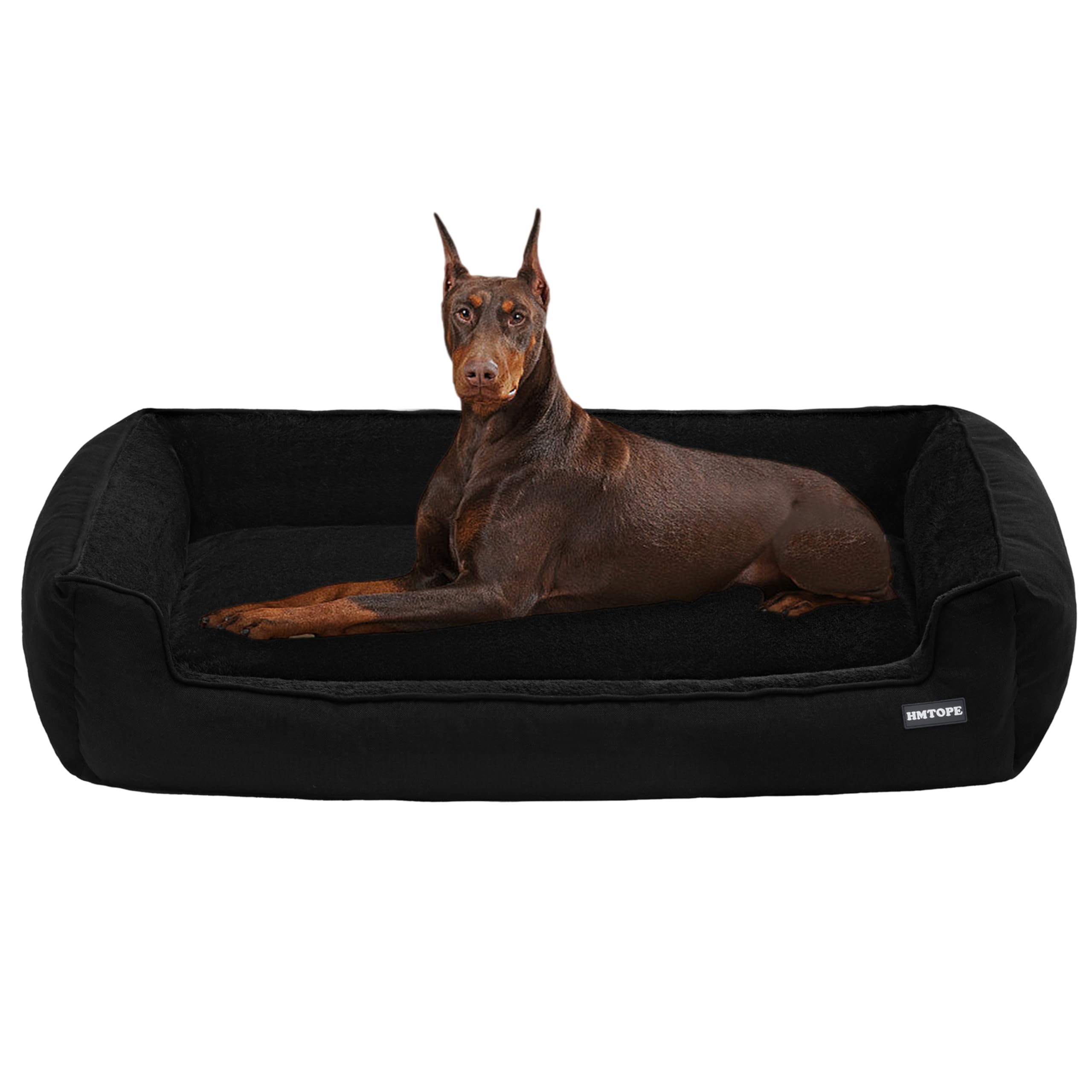 HMTOPE Hundebett, Hundesofa, Hundekissen, Hundekörbchen Abnehmbar und waschbar, 110 x 86 x 26