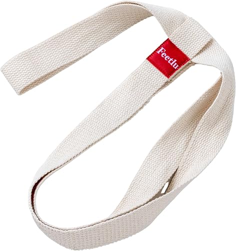 Feetlu Yoga Mat Strap – 2-in-1 Adjustable Cotton Sling for Carrying & Stretching