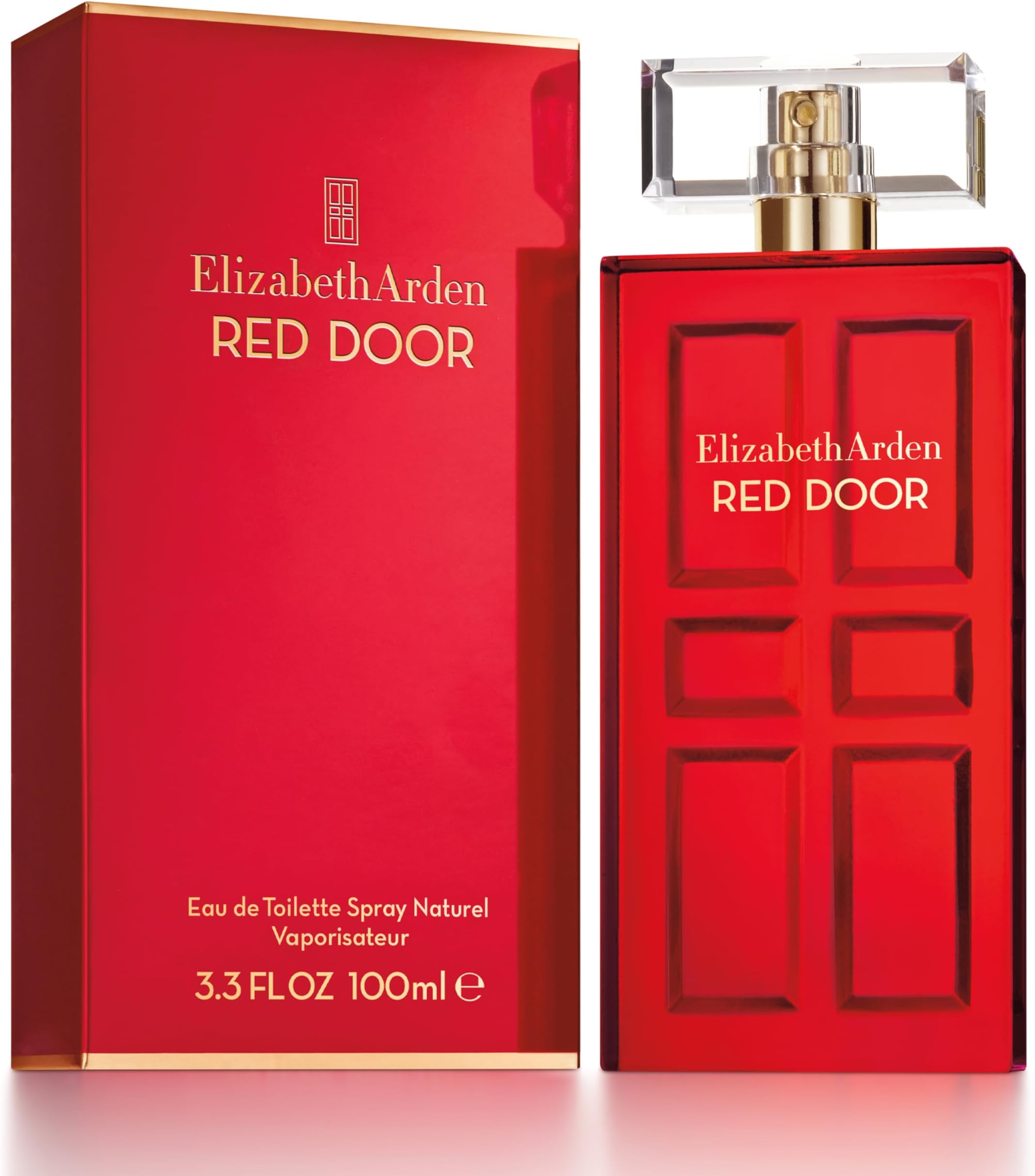 Red Door Eau de Toilette Spray, 100ml, floral woody perfume, luxury fragrance for women