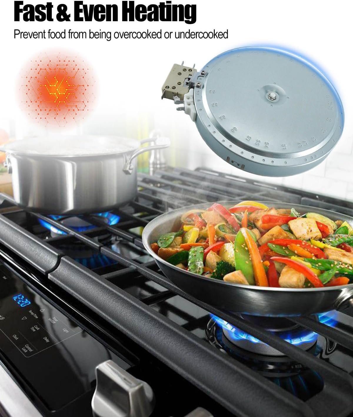 8" Radiant Surface Element Burner 1800watt Compatible with Whirlpool Range Cooktop, Replace W10823698 WP8273993 316282400