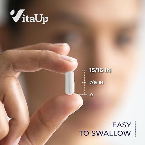 Miniatura 6 de VitaUp Glicinato de magnesio 200 mg  Bisglicinato de magnesio fabricado en Estados Unidos  Alivio del estrés y corazón, músculo, metabolismo, apoyo