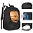 MATEIN Baseball Bag, Large Softball Bag with Shoe Compartment, Bat Bags for Men and Adult, Baseball Backpack with Fence Hook Hold TBall Bat, Batting Mitten, Helmet, Teeball Gear, Black