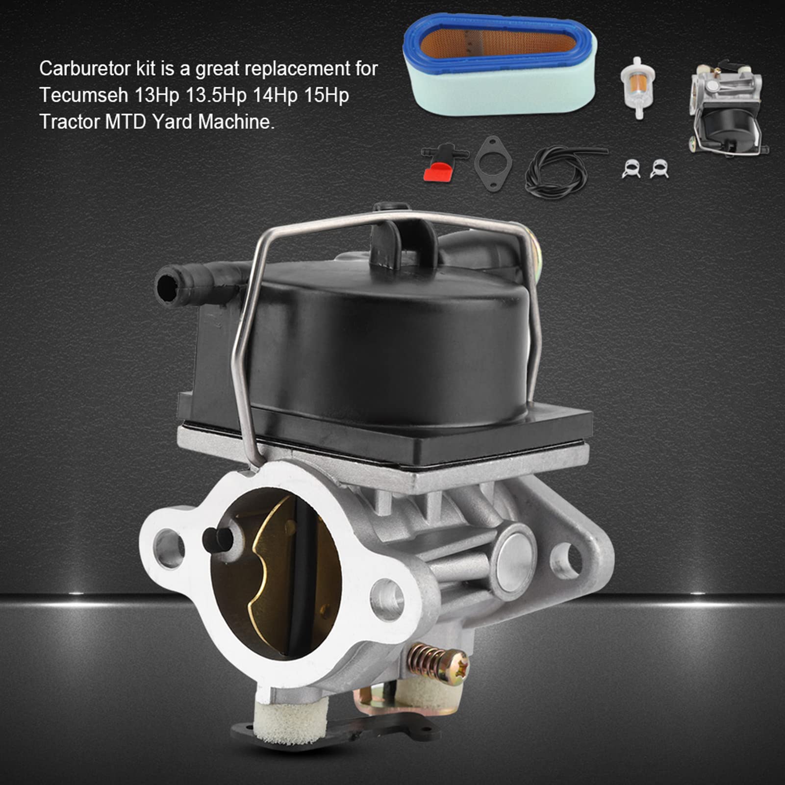 Vergaser Kit Für OHV125/130/135 Motoren - Komplettset Für Traktor & Yard Maschinen