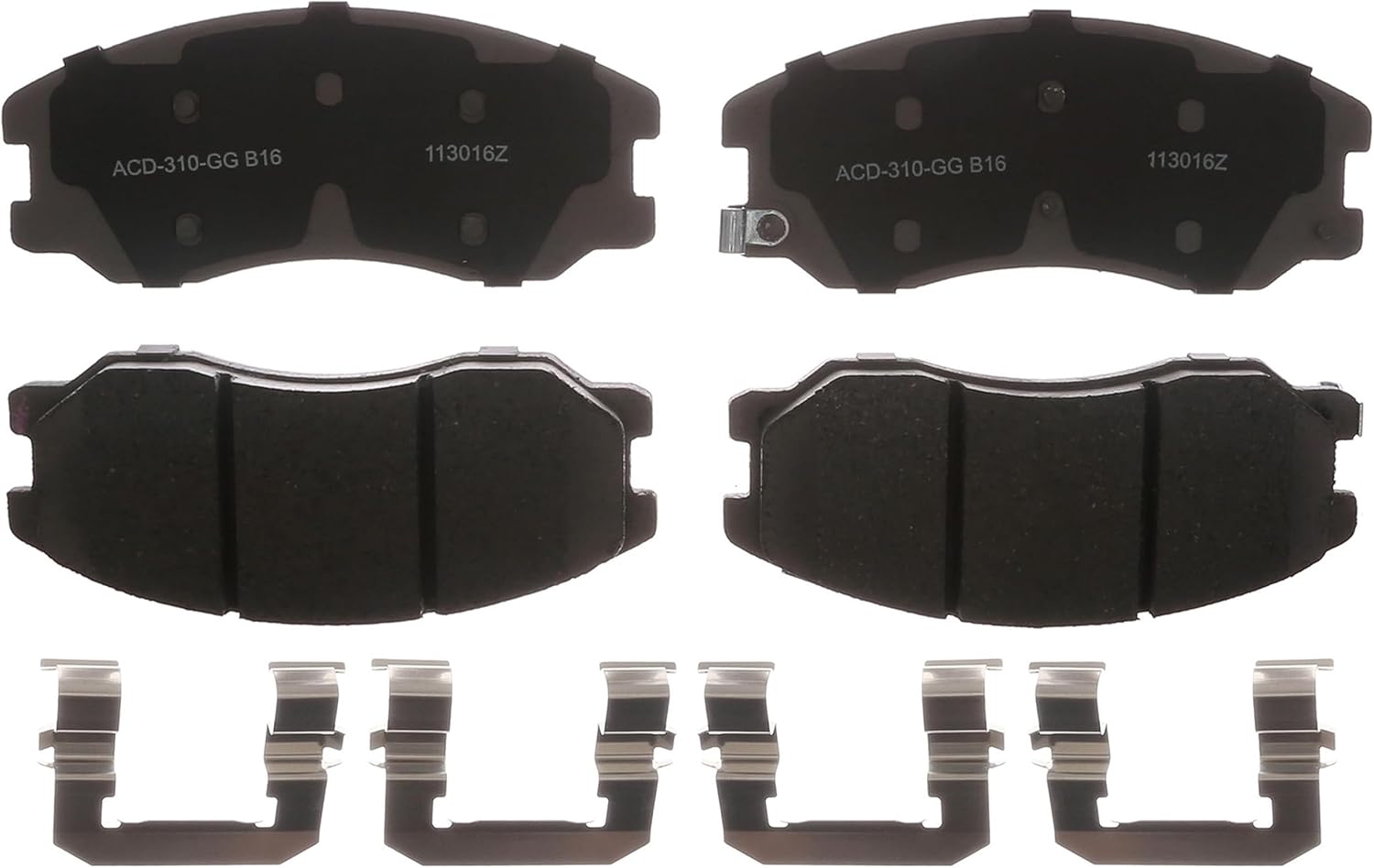 ACDelco Silver 14D1264CHF1 (19360239) Ceramic Front Disc Brake Pad Set