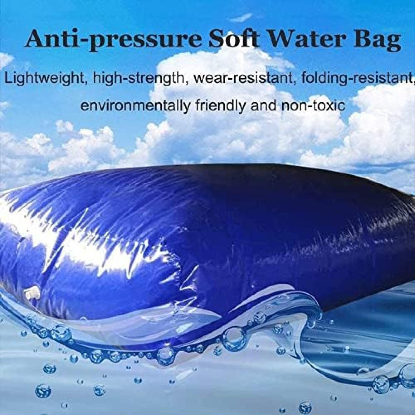 Depósito de Agua Flexible Bolsa de Bomba for almacenar Agua, Grande, portátil, for Agricultura, construcción, Transporte y jardín Pre-Loading Bag for Bridges