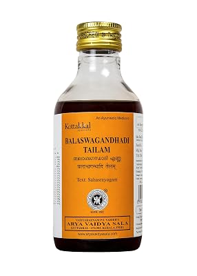 Kottakkal ayurveda® Balaswagandhadi Tailam - 200ml, For Improving Health & Wellness (Pack Of 1)