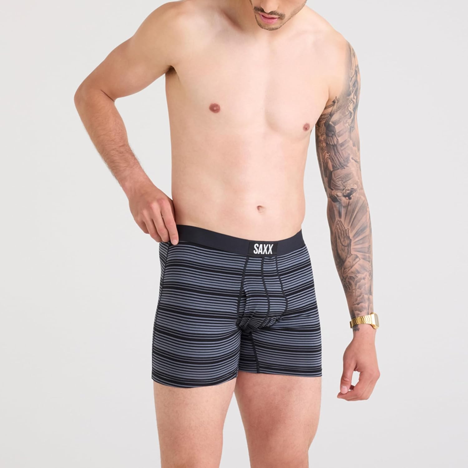 SAXX Underwear Co. Men's Underwear with Pouch Ultra Super Soft Boxer Brief Fly 3 Pack - Image 2