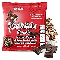 Vista 1 de Rockin'Ola - Racimos de granola, aperitivo de desayuno rápido, sin alérgenos, sin sabores, colores ni conservantes artificiales