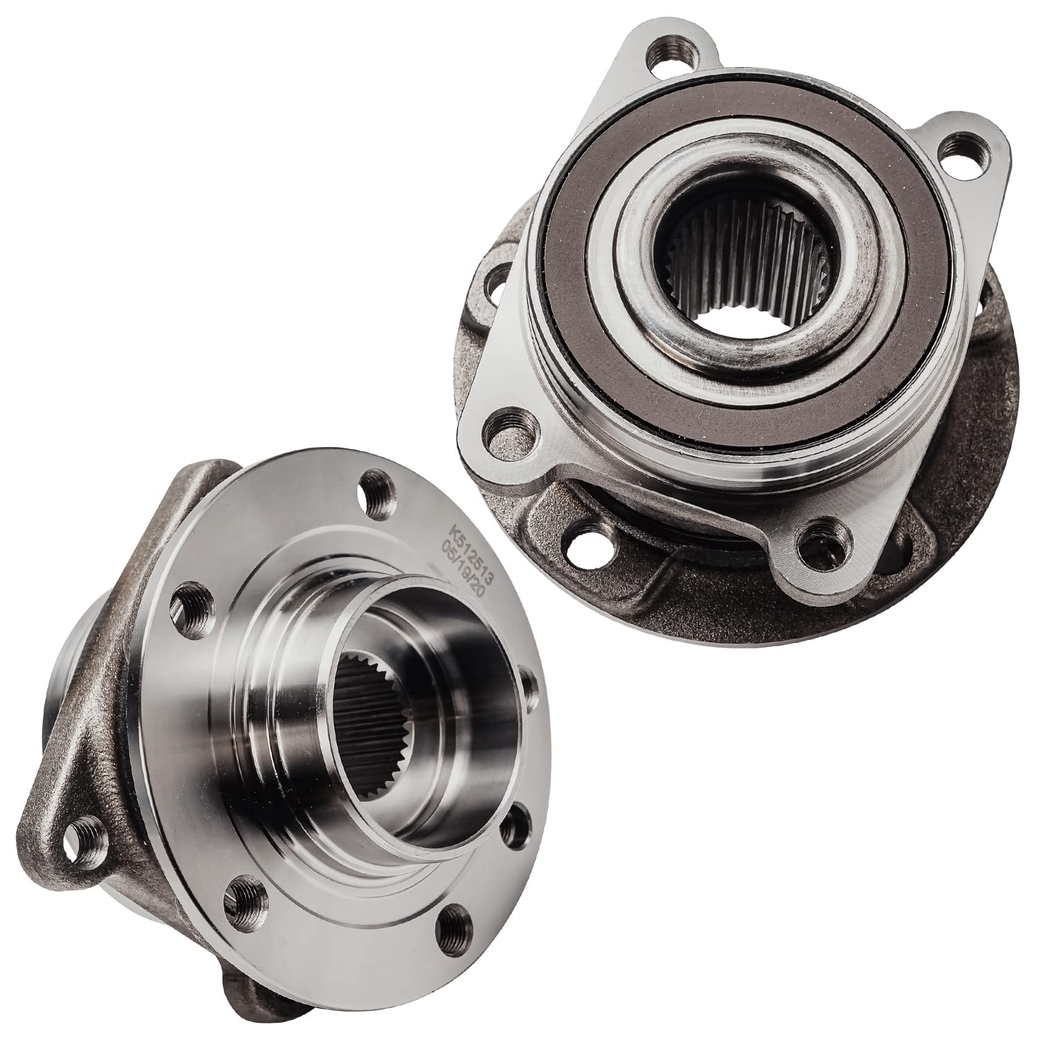 Detroit Axle - Pair (2) Front Wheel Bearing & Hub Replacement for 2014-2020 Jeep Cherokee (Option Code: SDJ, Off Road Suspension) - 2pc Set