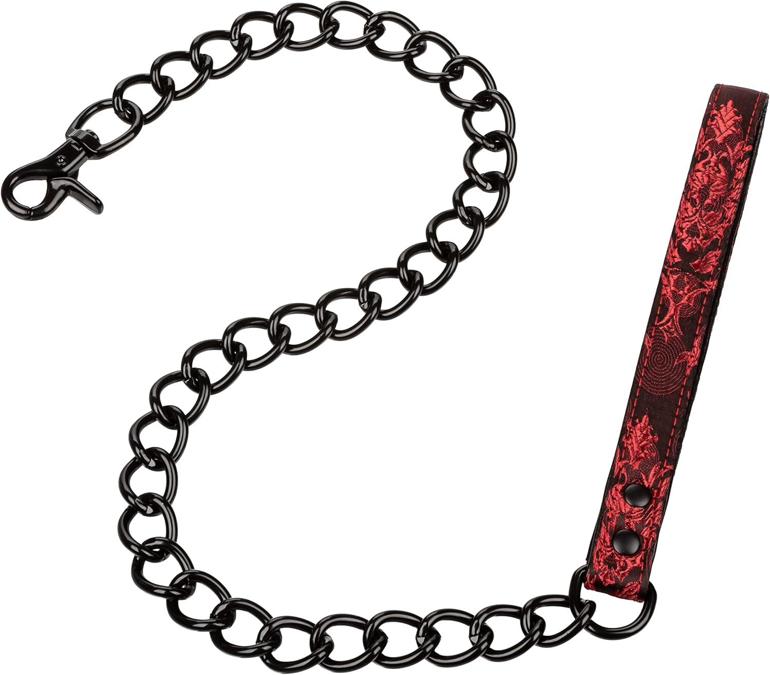 CalExotics Scandal Collar with Leash – BDSM Fetish Play Set for Couples – Sexy Bondage Restraint Lingerie – Black