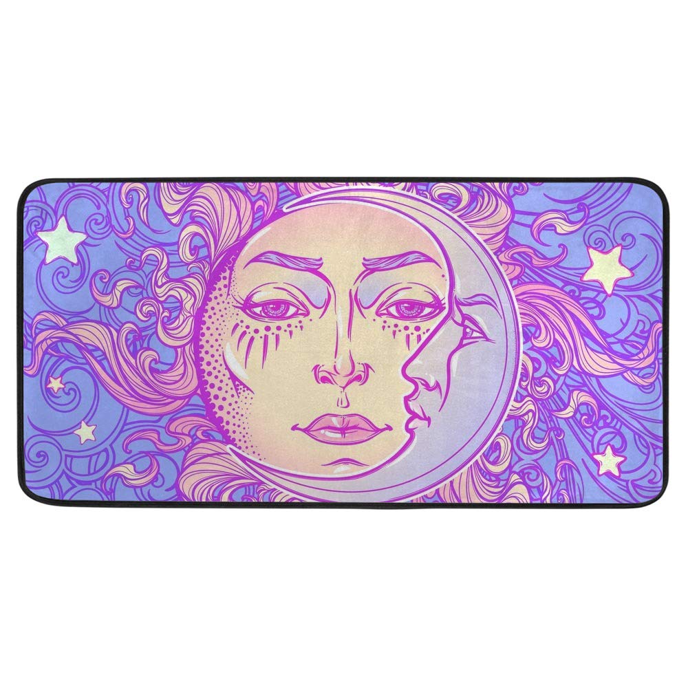 Tapis de cuisine antidérapant et épais style conte de fées 100x50cm
