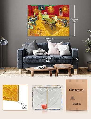 Vista 241 de DECORARTS - Almond Blossom Tree - Vincent Van Gogh Art Reproduction. Giclee Canvas Prints Wall Art for Home Decor 30x24