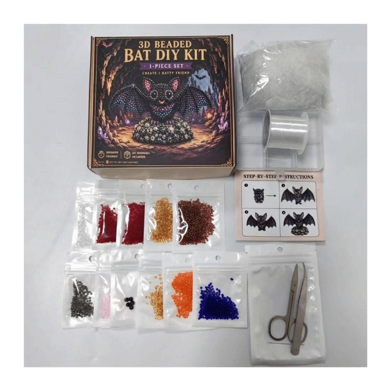 Rynzo DIY Beading Kits Handmade DIY Animal Bead Embroidery Kit