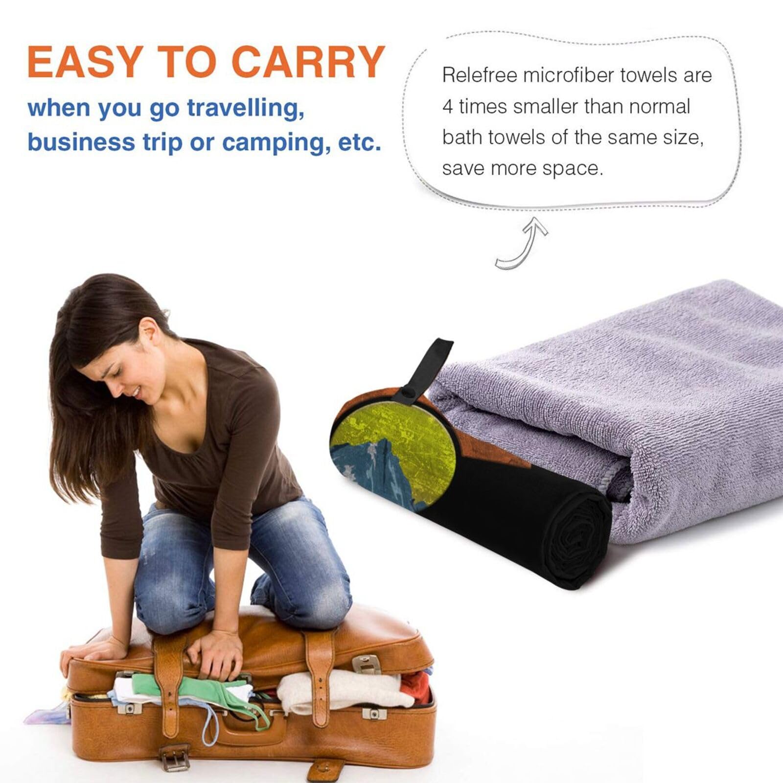 Amazon.com: Colorado Day with Flag Themed Mountain Quick Dry Bath