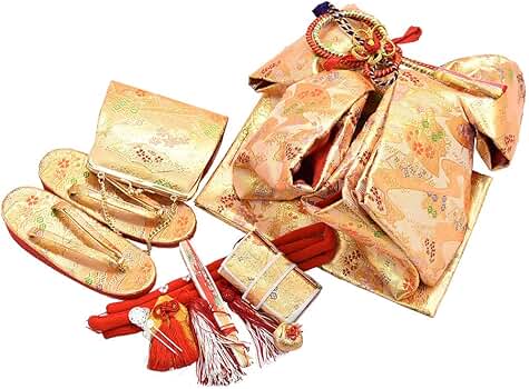 Amazon | 七五三 草履 バッグ 作り帯 セット 7歳 日本製 [なごみや