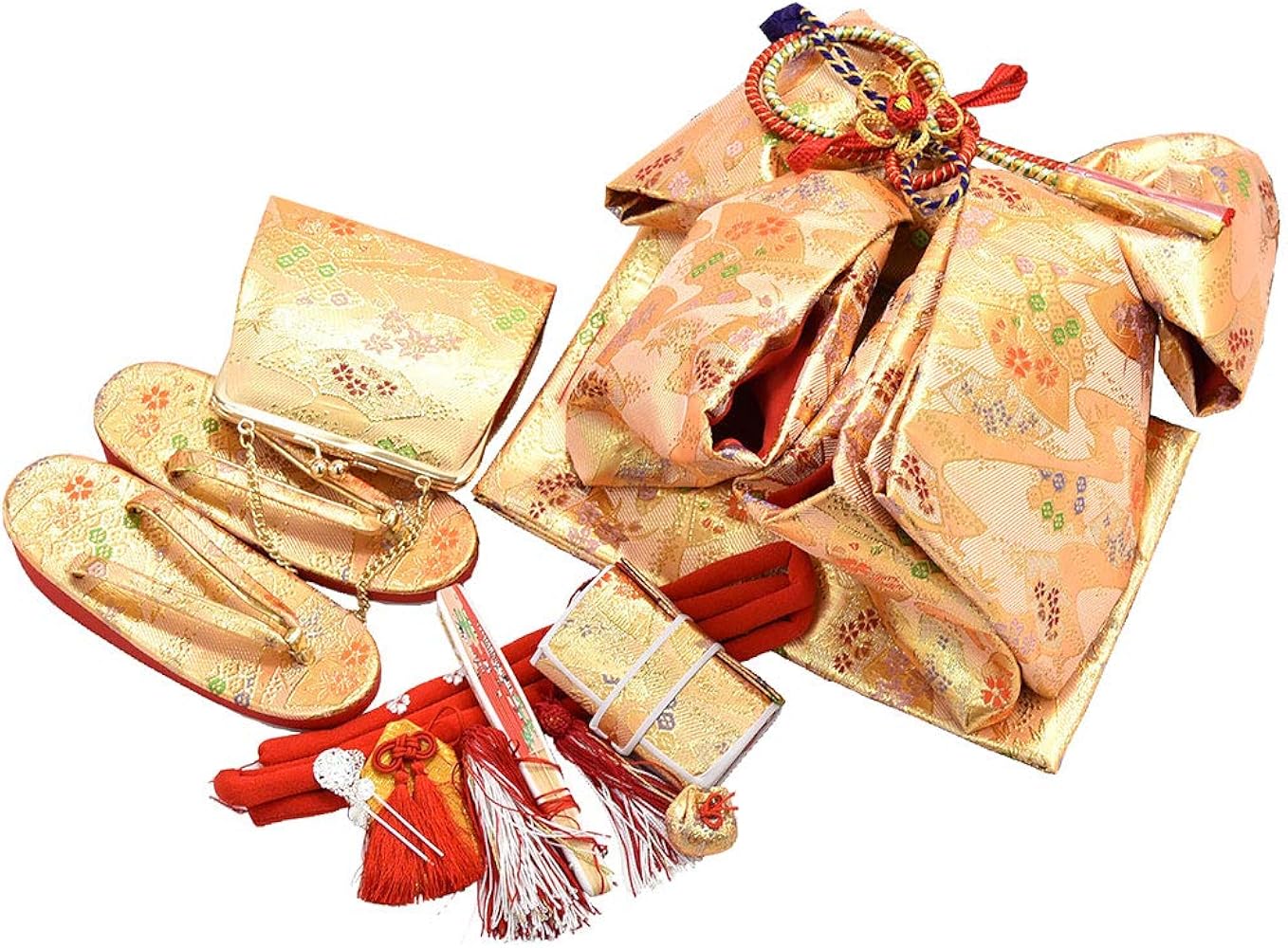 Amazon | 七五三 草履 バッグ 作り帯 セット 7歳 日本製 [なごみや Amazon | 七五三 草履 バッグ 作り帯 セット 7歳 日本製 [なごみや