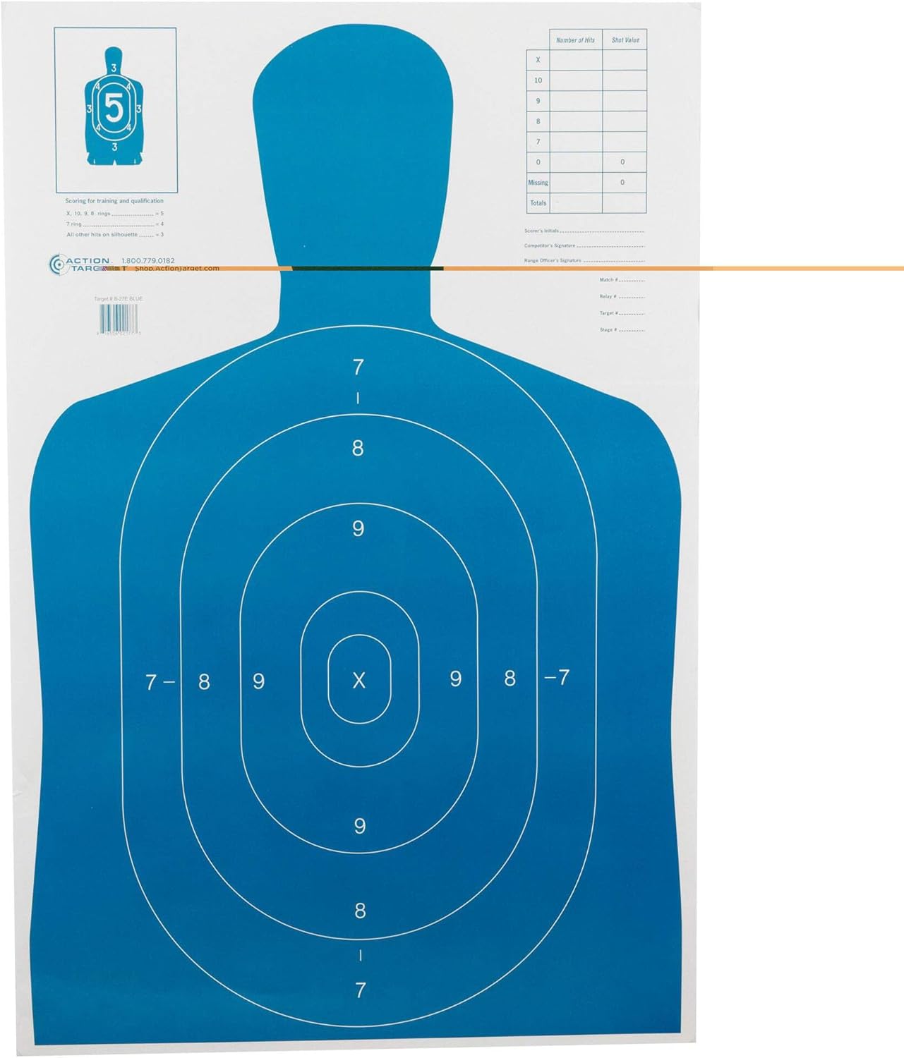 Action TGT B27E Blue 100PK