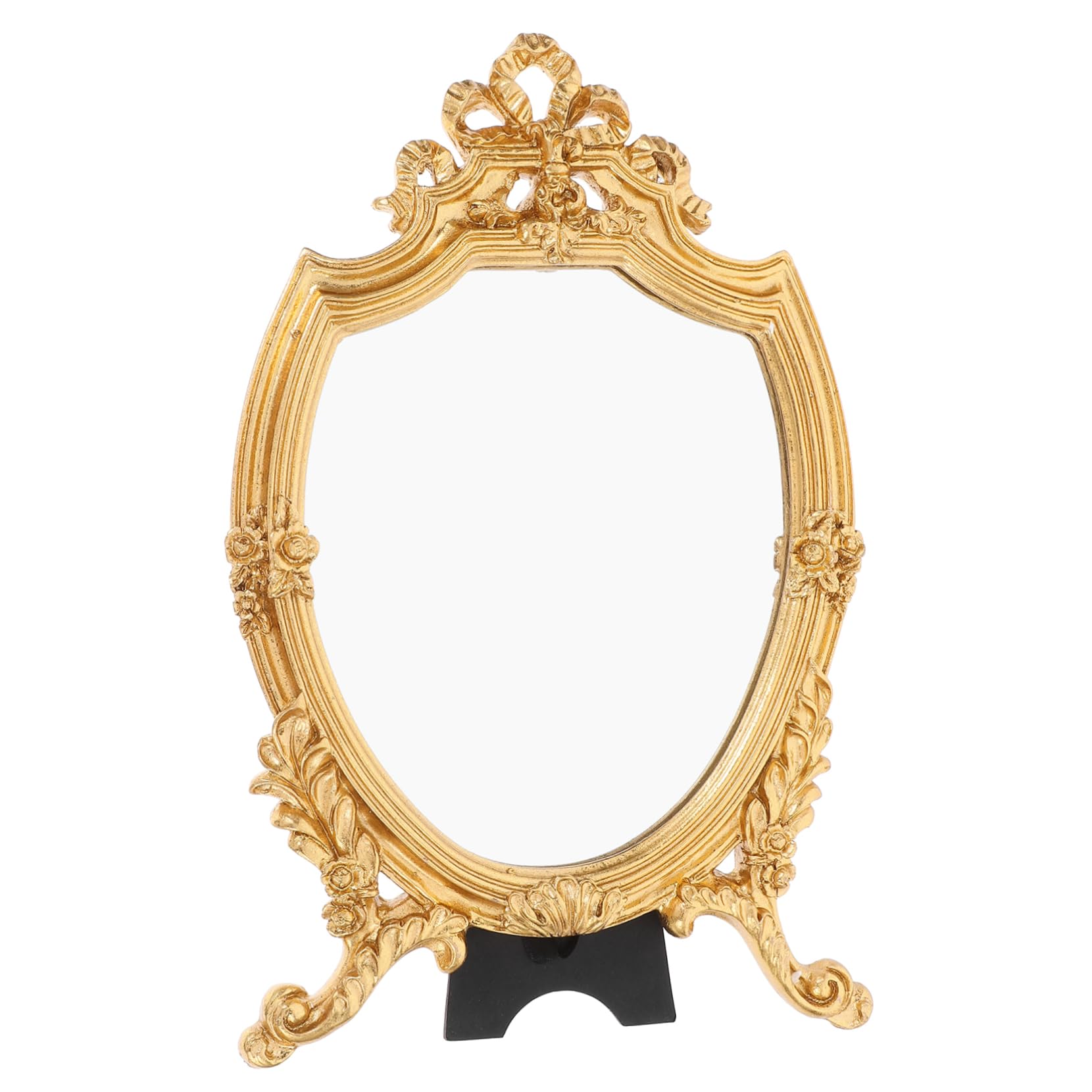 Miroir de maquillage de bureau decorative vintage miroir de table pour soin personnel