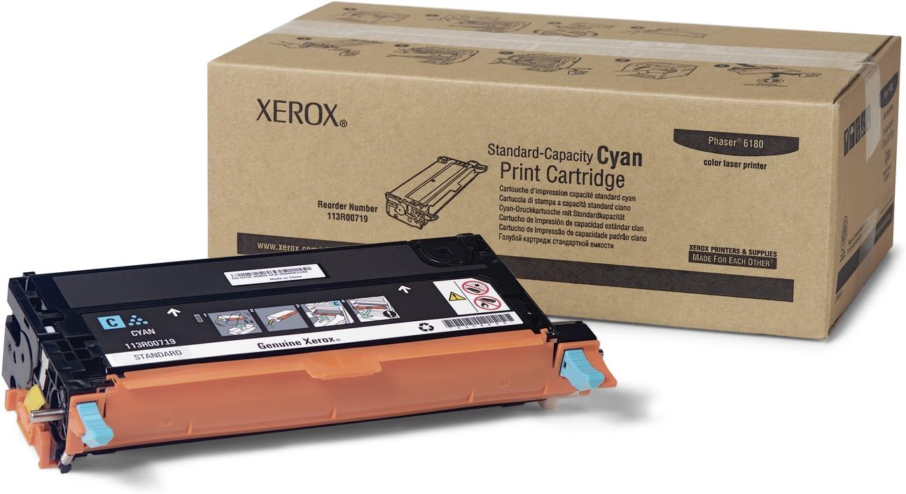 Xerox 113R00721 Phaser 6180 Yellow Standard Capacity Print Cartridge
