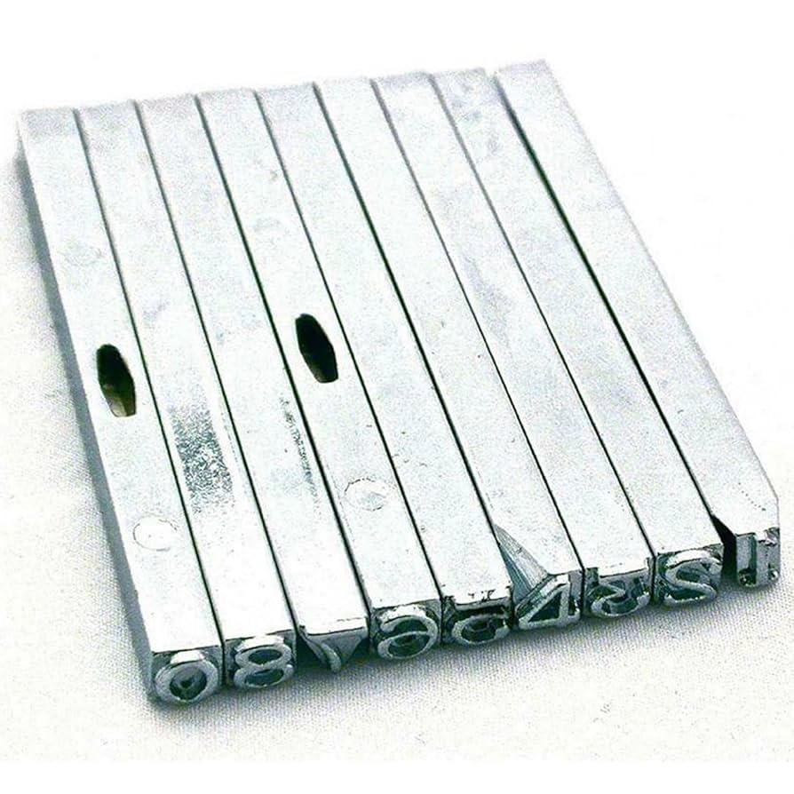 刻印0.4mm 英字　国産 Amacho 数字刻印セット 1.0mm 標準型 AK-10 | 彫刻・刻印・石留